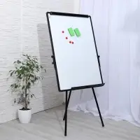 Флипчарт магнитно-маркерный, Calligrata, 70&times;100 см, регулируется по высоте, рамка черная, 2 губки, 4 магнита