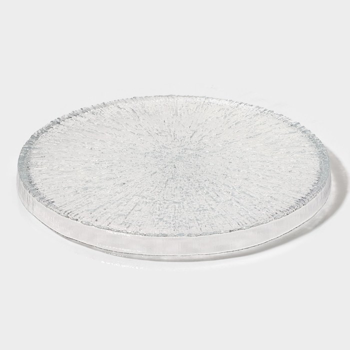 Тарелка стеклянная с бортиком «Нуук», d=21 см Тарелка стеклянная с бортиком «Нуук», d=21 см