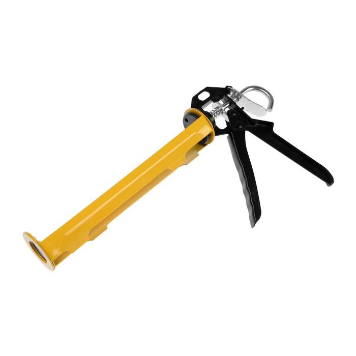 Пистолет для герметика ТУНДРА, полуоткрытый, круглый шток, 225 мм Пистолет для герметика ТУНДРА, полуоткрытый, круглый шток, 225 мм
