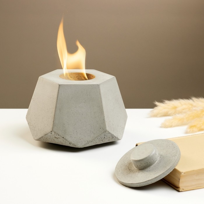 Биокамин настольный Биокамин настольный "Шестигранник" 17 х 11 см, топливо и спички в комплекте