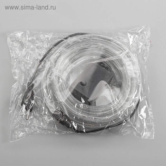 Световой шнур Luazon Lighting 10 мм, IP65, 5 м, 24 LED/м, 220 В, 8 режимов, свечение синее Световой шнур Luazon Lighting 10 мм, IP65, 5 м, 24 LED/м, 220 В, 8 режимов, свечение синее