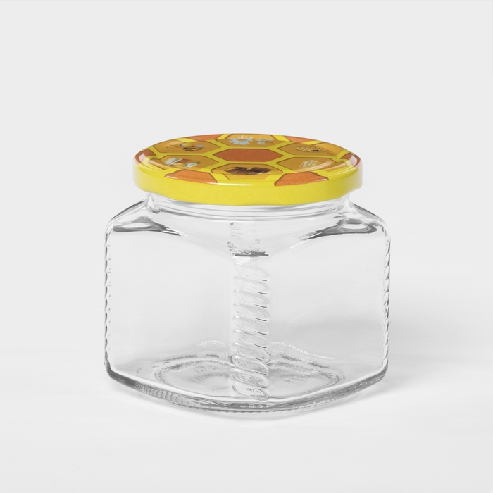 Набор стеклянных банок для меда ТО-82, 390 мл, 20 шт Набор стеклянных банок для меда ТО-82, 390 мл, 20 шт