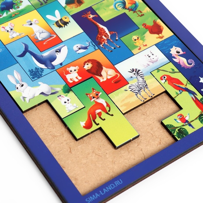 Двусторонний тетрис «Животные» Двусторонний тетрис «Животные»