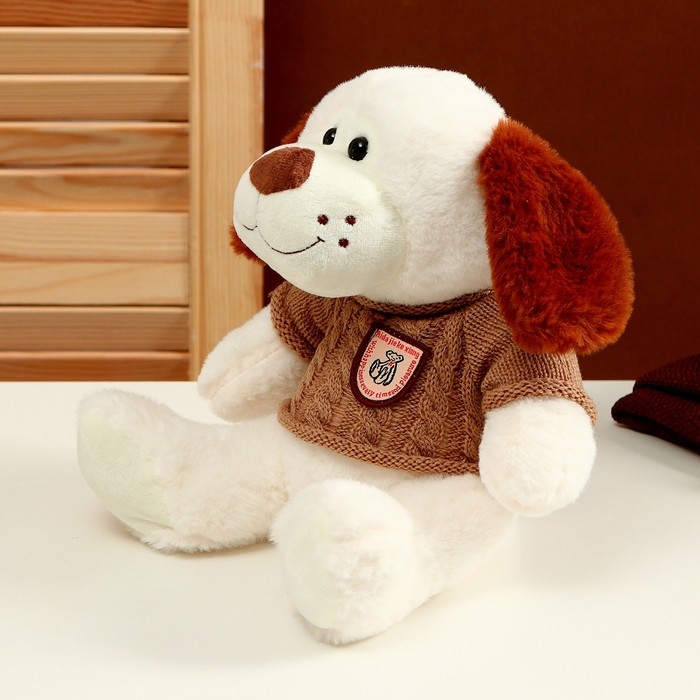 Мягкая игрушка «Собака», в свитере, 26 см, цвет МИКС Мягкая игрушка «Собака», в свитере, 26 см, цвет МИКС