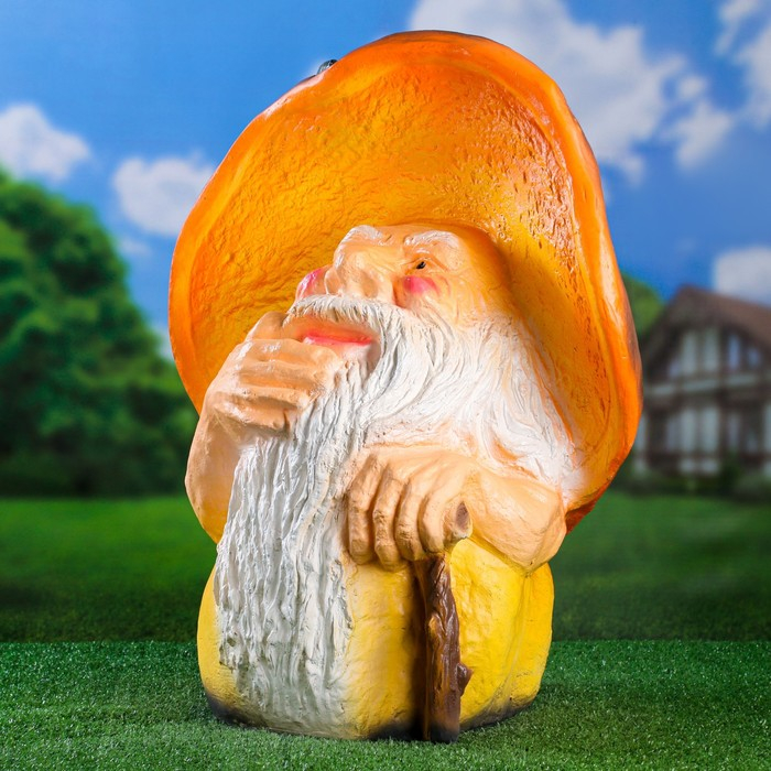 Садовая фигура  Садовая фигура "Гриб Старик боровик" огромный 64х46см