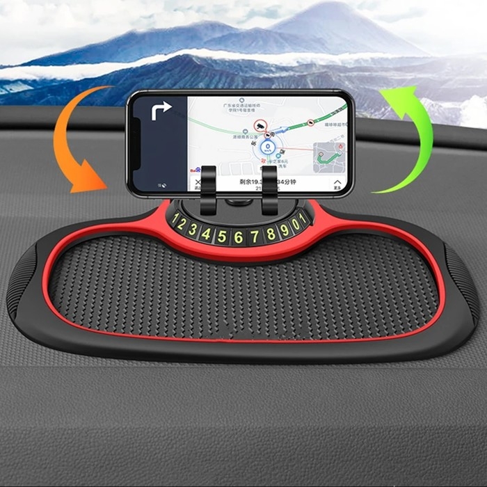 Коврик противоскользящий с подставкой для телефона, 19×24 см Коврик противоскользящий с подставкой для телефона, 19×24 см