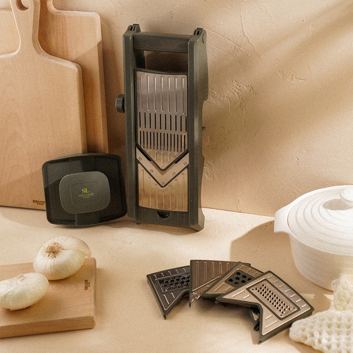 Овощерезка универсальная SL Home «Оливковая роща», 5 лезвий, цвет оливковый Овощерезка универсальная SL Home «Оливковая роща», 5 лезвий, цвет оливковый