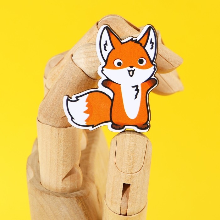 Значки деревянные «Это сумасшедшая идея», 2 шт. Значки деревянные «Это сумасшедшая идея», 2 шт.