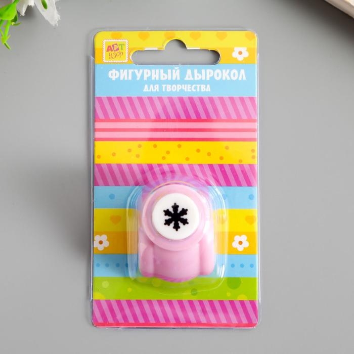 Дырокол фигурный Дырокол фигурный "Снежинка" рисунок 1 см МИКС