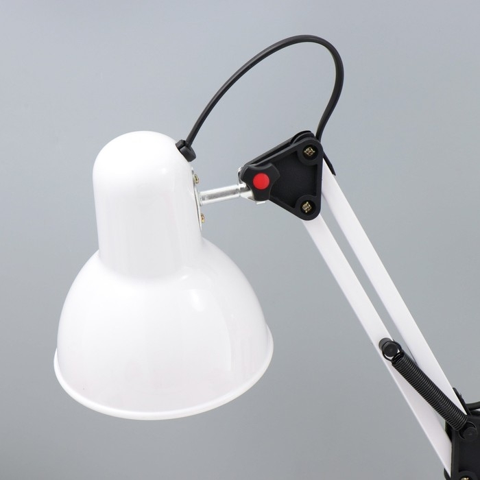 Настольная лампа "Юника" Е27 40Вт белый 14,5х14,5х53 см RISALUX