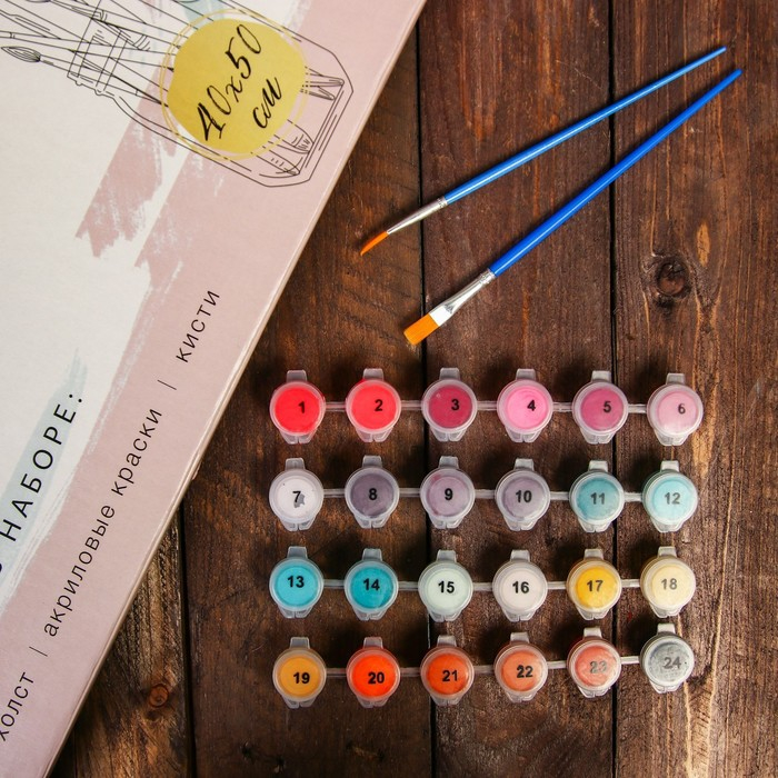 Картина по номерам на холсте с подрамником «Корги с игрушкой», 40 х 50 см Картина по номерам на холсте с подрамником «Корги с игрушкой», 40 х 50 см