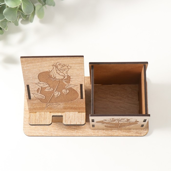 Органайзер настольный Органайзер настольный "Цветок" 18х12,5х9 см (набор 9 деталей)