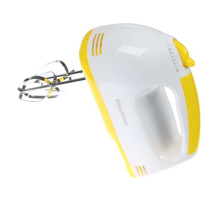 Миксер Blackton Bt MX421, ручной, 200 Вт, 7 скоростей, бело-жёлтый Миксер Blackton Bt MX421, ручной, 200 Вт, 7 скоростей, бело-жёлтый