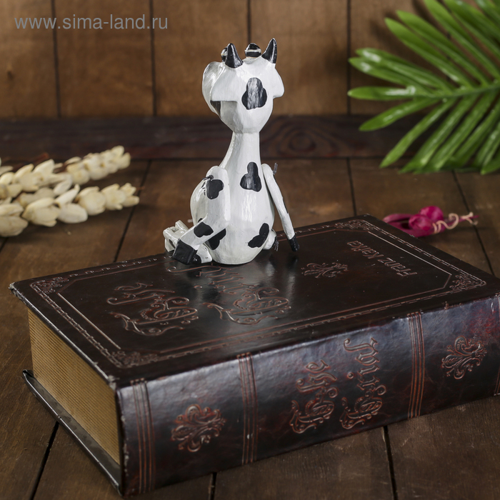 Сувенир  Сувенир "Коровка" висячие лапки, дерево 4,5х9х23 см