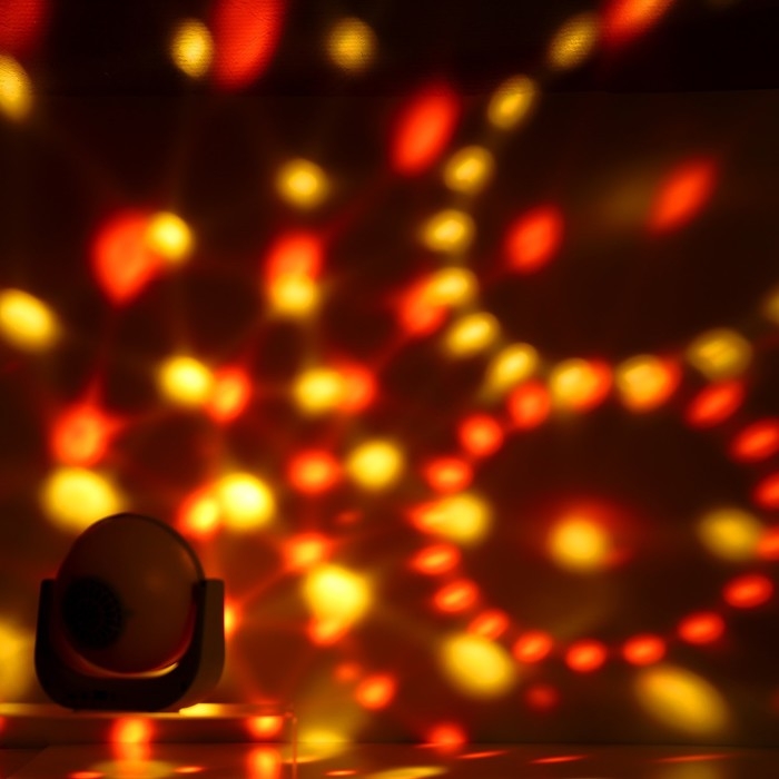 Световой прибор «Караоке» 20 см, динамик, микрофон, свечение RGB, 5 В