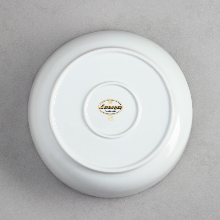 Салатник Wave, 3 л, золотая обводка, фарфор, Иран Салатник Wave, 3 л, золотая обводка, фарфор, Иран