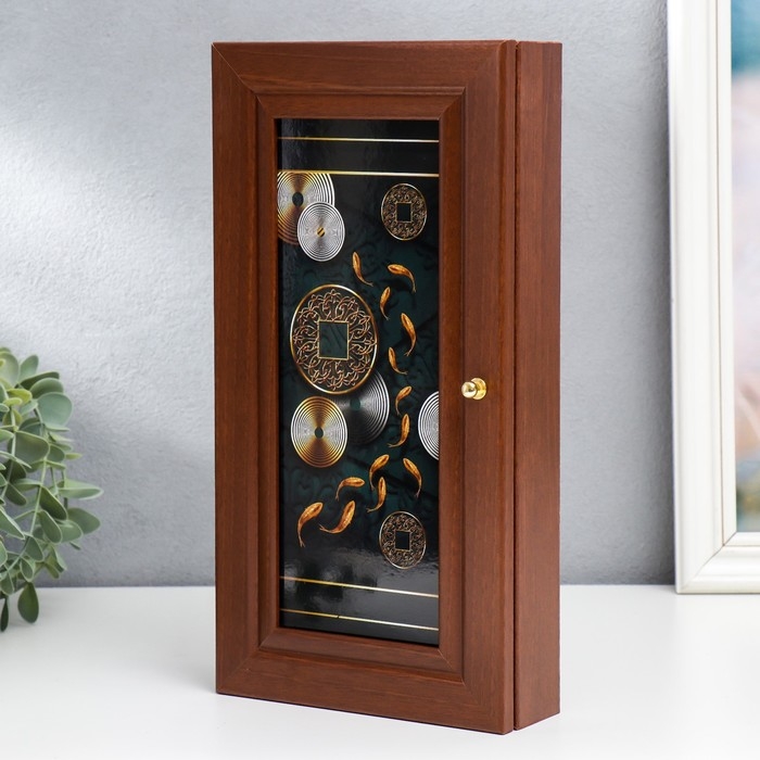 Ключница Ключница "Рыбки" орех 16х31 см МИКС