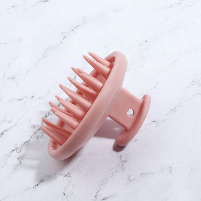 Щетка д/мытья и массажа головы силик 8*8*6см роз пакет QF Щетка д/мытья и массажа головы силик 8*8*6см роз пакет QF