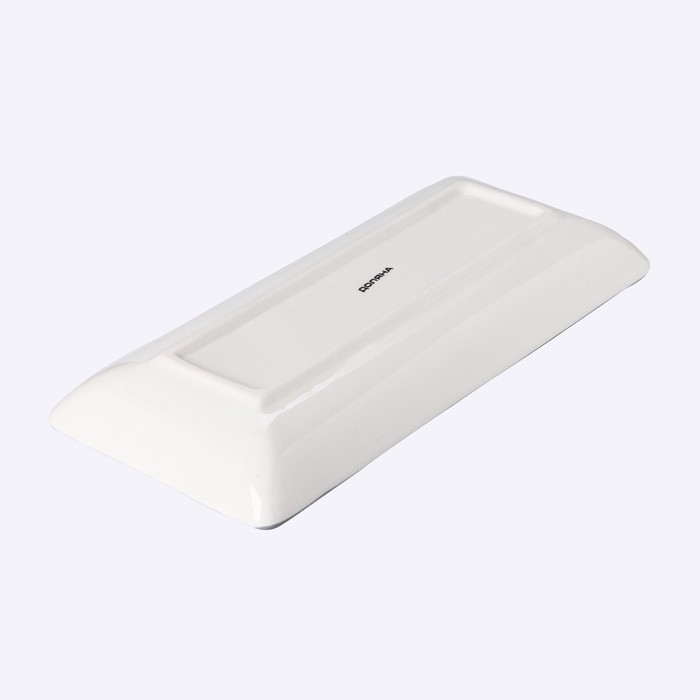 Блюдо сервировочное Доляна «Дракоша», 28×12×3,2 см, цвет белый Блюдо сервировочное Доляна «Дракоша», 28×12×3,2 см, цвет белый