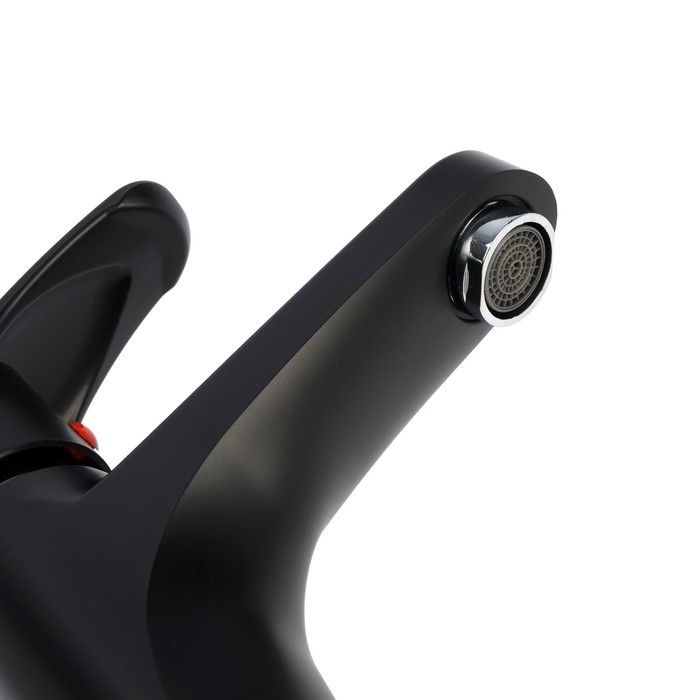 Смеситель для раковины ZEIN Z3657, однорычажный, высота излива 9 см, ABS-пластик, черный Смеситель для раковины ZEIN Z3657, однорычажный, высота излива 9 см, ABS-пластик, черный