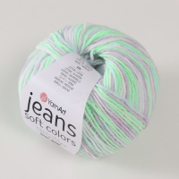 Пряжа "Jeans Soft Colors" 55% хлопок, 45% акрил 160м/50гр (6201)