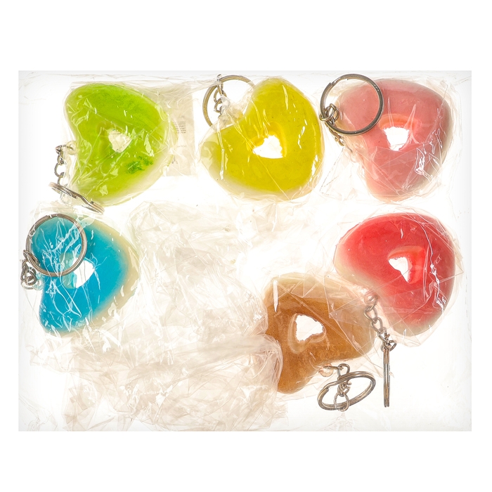 Мялка-сквиш «Сердечко», на брелоке, цвета МИКС Мялка-сквиш «Сердечко», на брелоке, цвета МИКС