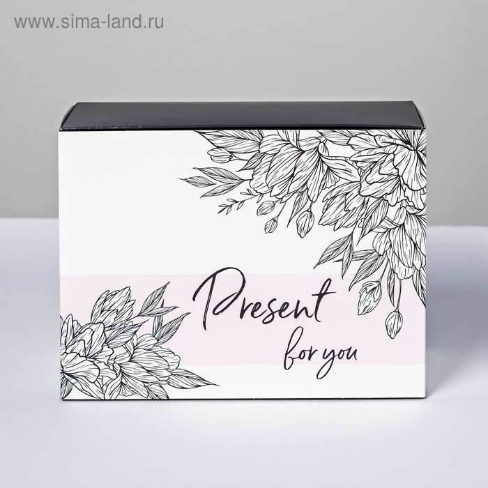 Коробка подарочная складная, упаковка, «Present for you», 20 х 15 х 8 см