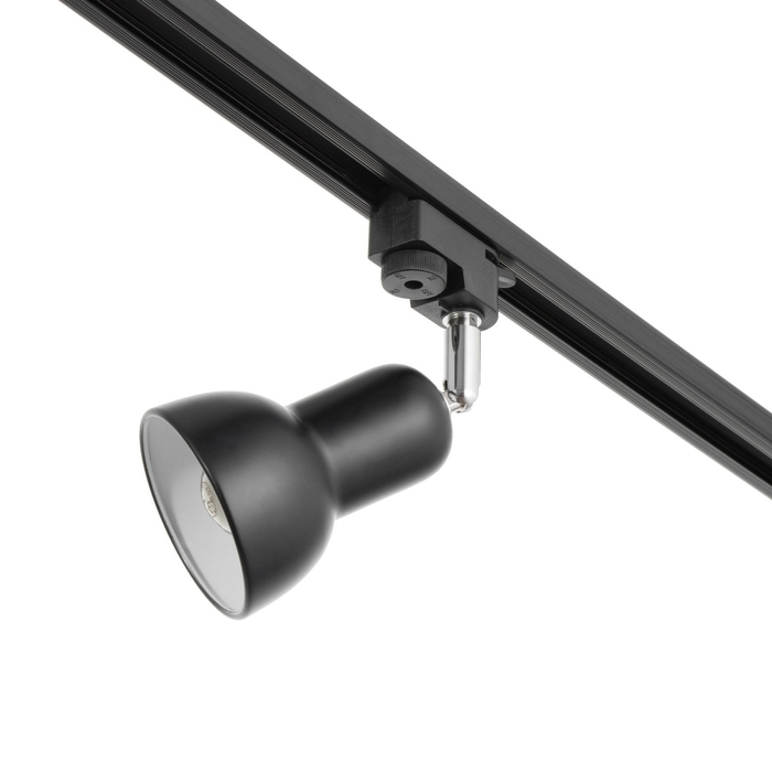 Светильник трековый Светильник трековый "Мудрец" Е27 40Вт черный 9х9х19,5см