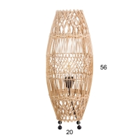Светильник настольный из ротанга "Ютари" 1х120Вт, Е27, 20х20х55 см