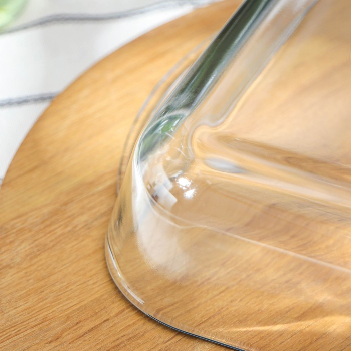 Форма для запекания Paşabah&ccedil;e Borcam, 3.5 л, прямоугольная, жаропрочное стекло, прозрачная