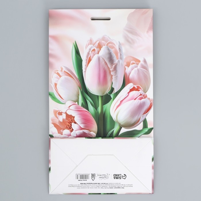 Пакет подарочный с лентой, упаковка, «Самой прекрасной», 13 х 23 х 7 см Пакет подарочный с лентой, упаковка, «Самой прекрасной», 13 х 23 х 7 см