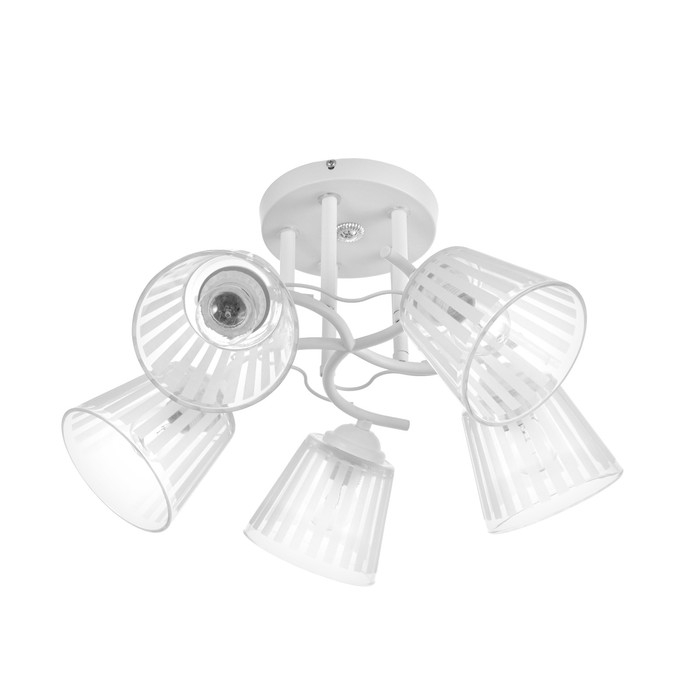 Люстра Люстра "Ванесса" 5х60Вт Е27 Белый 45х45х27см