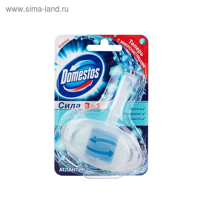 Блок гигиенический для унитаза Domestos «Атлантик», 40 г Блок гигиенический для унитаза Domestos «Атлантик», 40 г