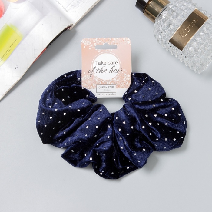 Резинка для волос Резинка для волос "Орбита" стиль блеск, 15 см, фиолетовый