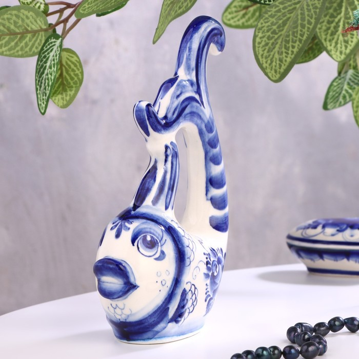 Сувенир «Рыбка - красавица», гжель Сувенир «Рыбка - красавица», гжель