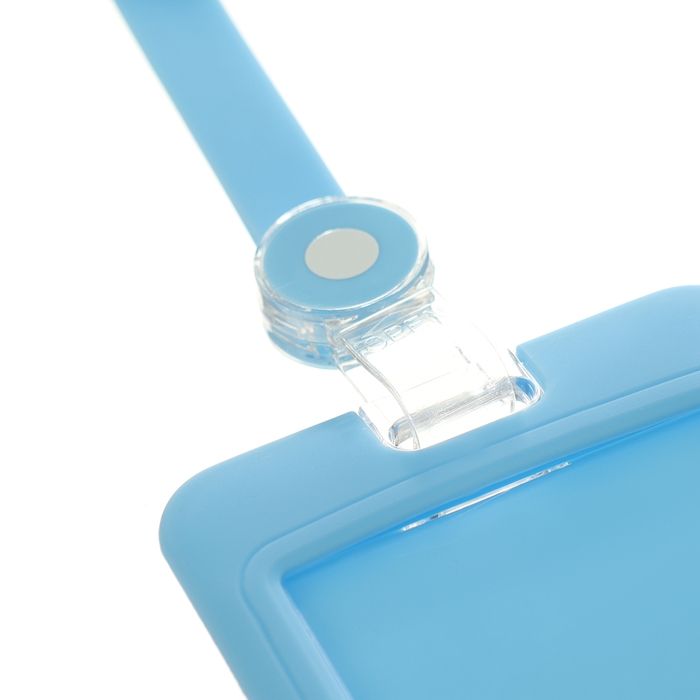 Бейдж вертикальный 54 х 85 мм, ErichKrause силиконовый корпус, силиконовая лента, микс Бейдж вертикальный 54 х 85 мм, ErichKrause силиконовый корпус, силиконовая лента, микс