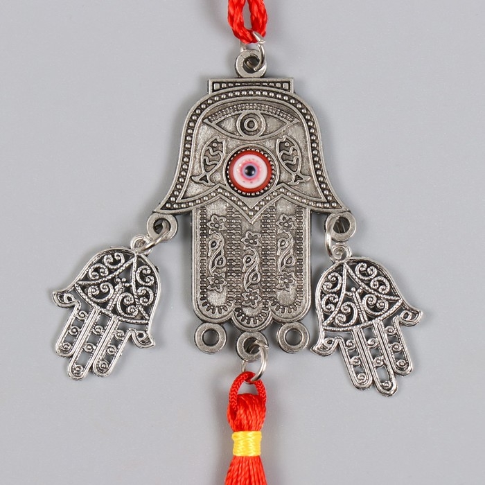 Подвеска от сглаза  Подвеска от сглаза "Рука Фатимы" 4х25 см