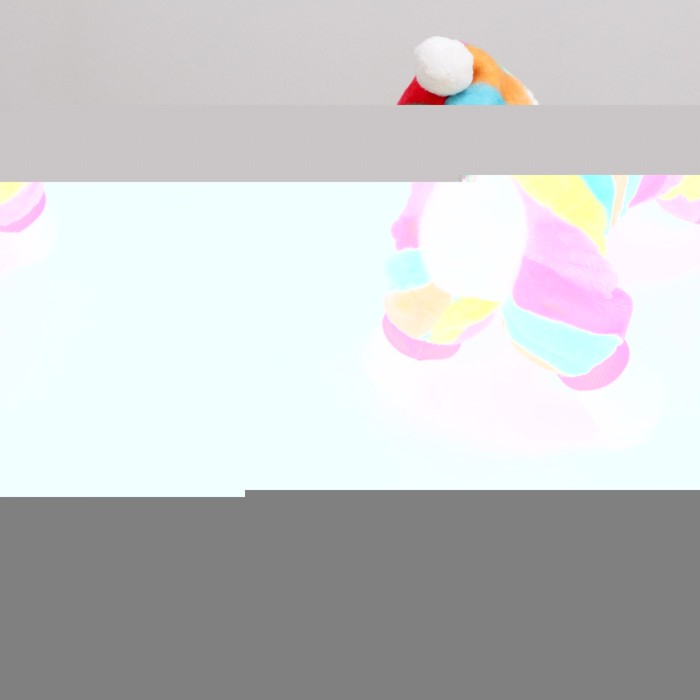 Комбинезон "Радуга" с капюшоном, размер S (ДС 25 см, ОГ 35 см, ОШ 25 см)