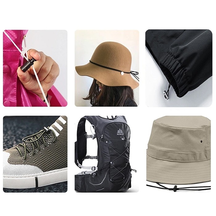 Резинка шляпная, 1 мм, 10 ± 0,5 м, цвет чёрный Резинка шляпная, 1 мм, 10 ± 0,5 м, цвет чёрный