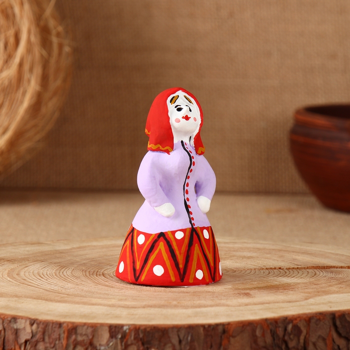 Сувенир «Баба», 5×5×10,5 см, каргопольская игрушка, микс Сувенир «Баба», 5×5×10,5 см, каргопольская игрушка, микс