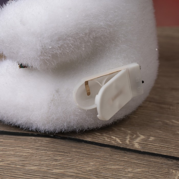 Светодиодная фигура «Медведь с бантиком» 12 × 20 × 7 см, флок, батарейки CR2032х2 (в комплекте), свечение тёплое белое Светодиодная фигура «Медведь с бантиком» 12 × 20 × 7 см, флок, батарейки CR2032х2 (в комплекте), свечение тёплое белое