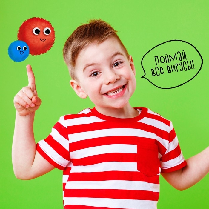 Настольная игра «Ловушка для вирусов», 2-4 игрока, 5+ Настольная игра «Ловушка для вирусов», 2-4 игрока, 5+