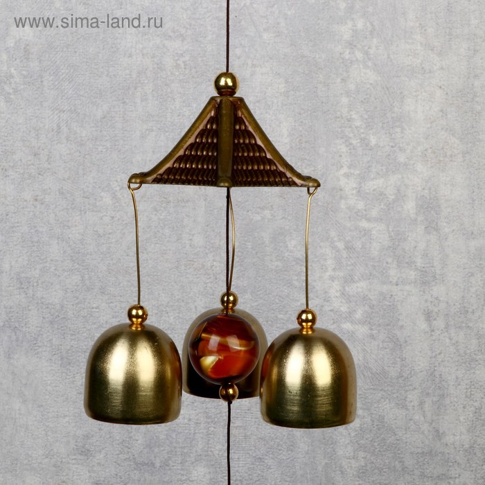 Музыка ветра металл Музыка ветра металл "Индийский слон" 6 колокольчиков 50 см