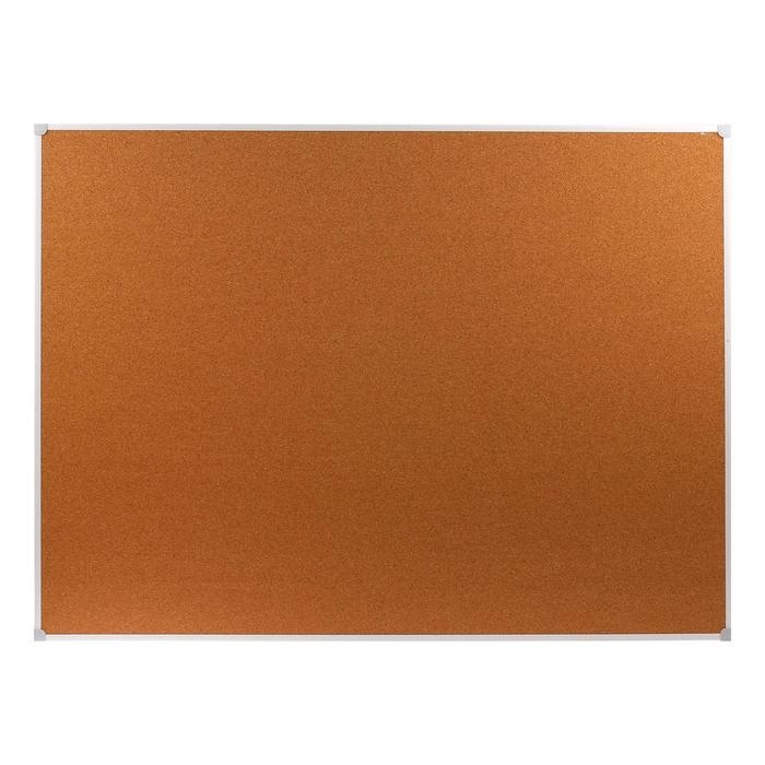 Доска пробковая 90х120 см, Calligrata, в ПВХ рамке белого цвета Доска пробковая 90х120 см, Calligrata, в ПВХ рамке белого цвета