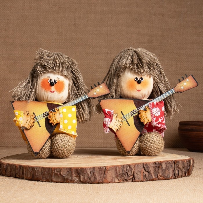 Оберег-домовой Оберег-домовой "Кузьма с балалайкой", микс