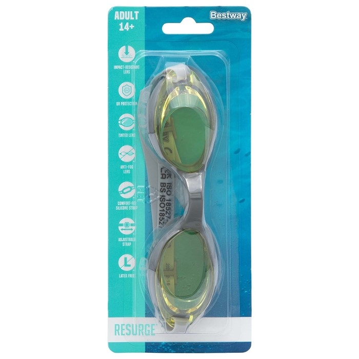 Очки для плавания ActivWear, от 14 лет, цвет МИКС, 21051 Bestway Очки для плавания ActivWear, от 14 лет, цвет МИКС, 21051 Bestway