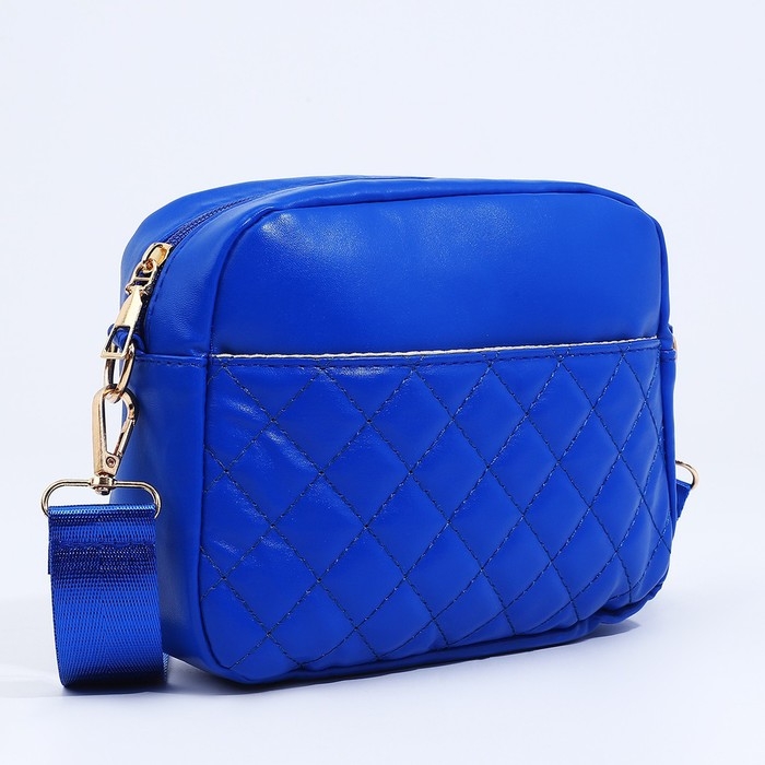 Сумка кросс-боди на молнии, цвет синий Сумка кросс-боди на молнии, цвет синий