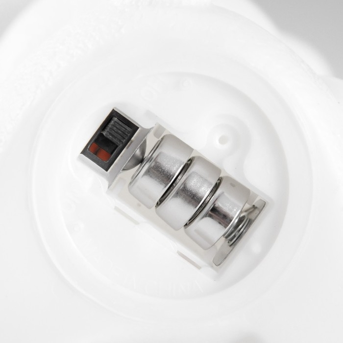 Ночник Ночник "Лисичка на луне" LED 1Вт 3х LR44 белый 10х10х16см RISALUX