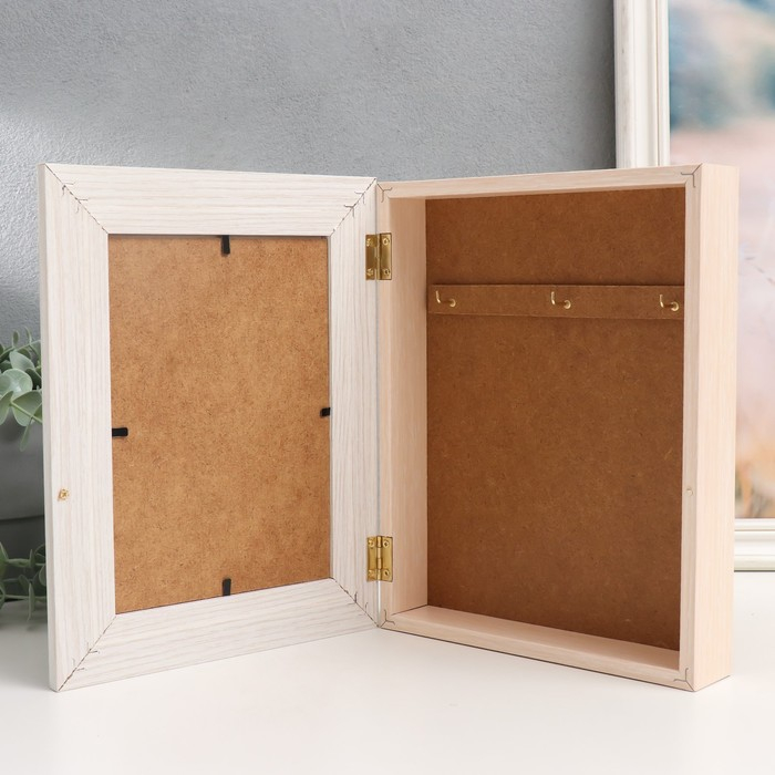 Ключница Ключница "Ромашки" 19х24 см молочный дуб МИКС