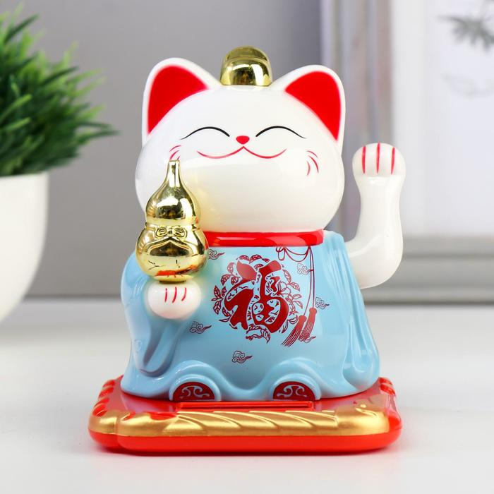 Маятник пластик Маятник пластик "Кот баюн с иероглифами карьера, решимость, долголетие" МИКС 9,5х9,5х8,3 см